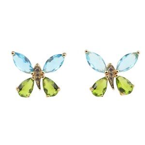KATE SPADE Crystal Butterfly Earrings
